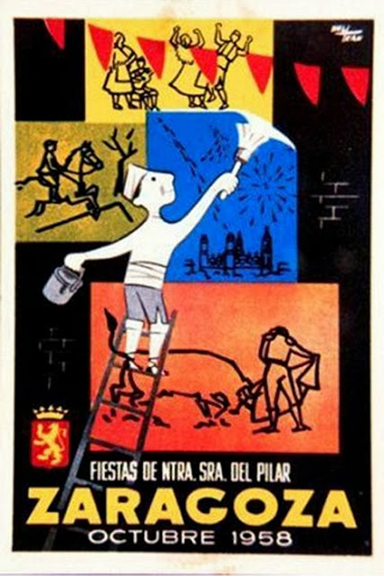 Fiesta patronales en honor de Nuestra Señora del Pilar 1958 Zaragoza
